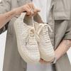 New Low-top Breathable Men's Shoes Niche Hand-woven Trendy Casual Board Shoes Men's X299