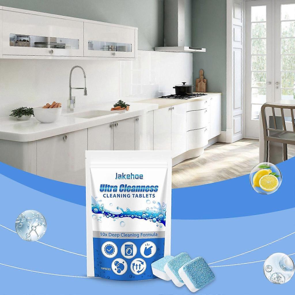 Multi-Purpose Cleaning Tablet, For Household Kitchen Gentle Decontamination Grease Odor Multi-Purpose Cleaning Tablet