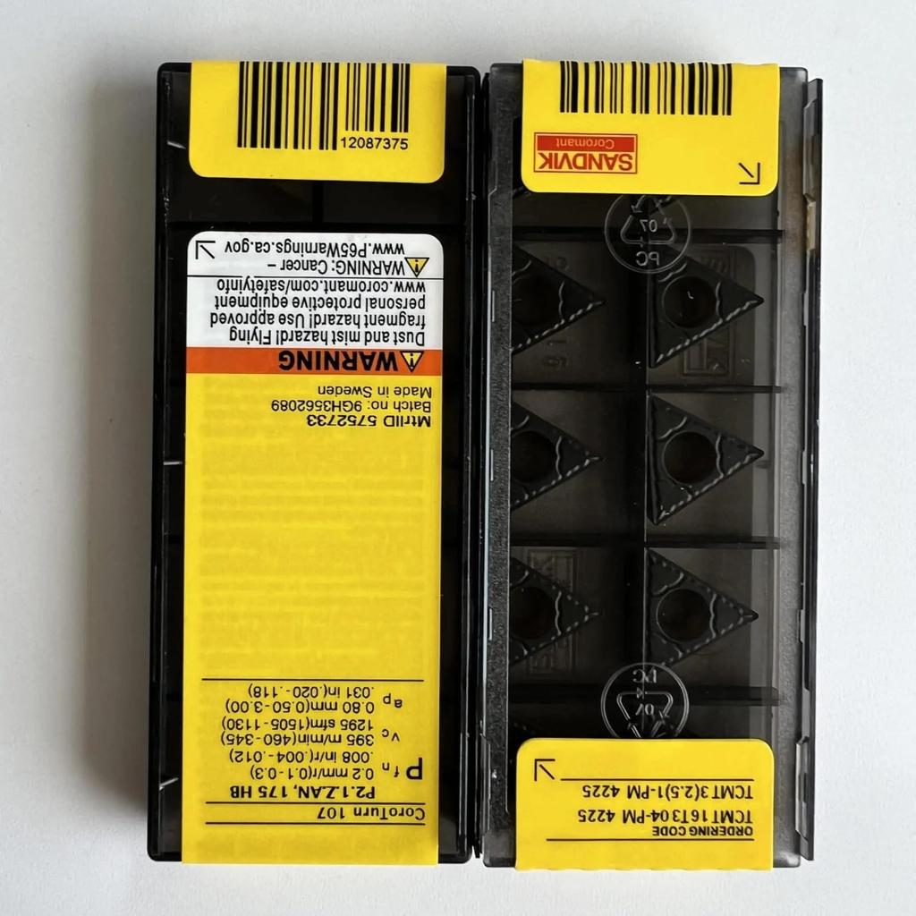 Original Sandvik / TCMT16T304-PM 4225  / CNC lathe carbide blade 10 PCS