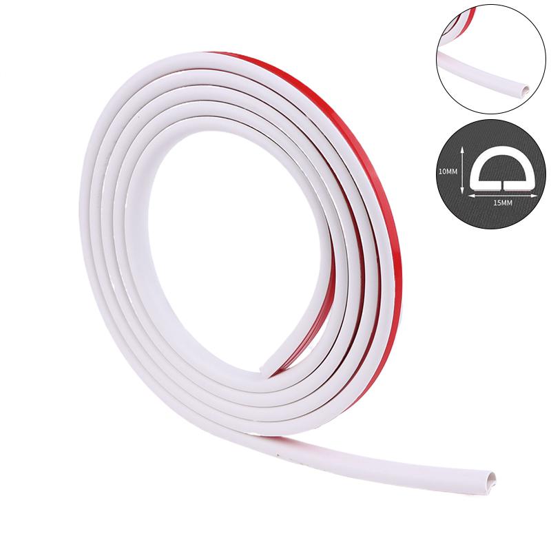 3/5meters PVC Floor Cord Cover Sheaths Flexible Electrical Conduit Cable Protectors Self-adhesive Cable Hiders