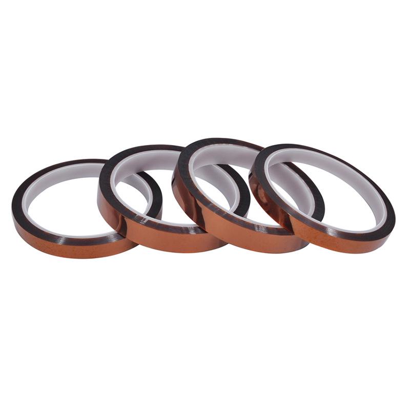High-Temperature Gold Finger Brown Tape - Lithium Battery Insulation & Anti-static Small Core Tube