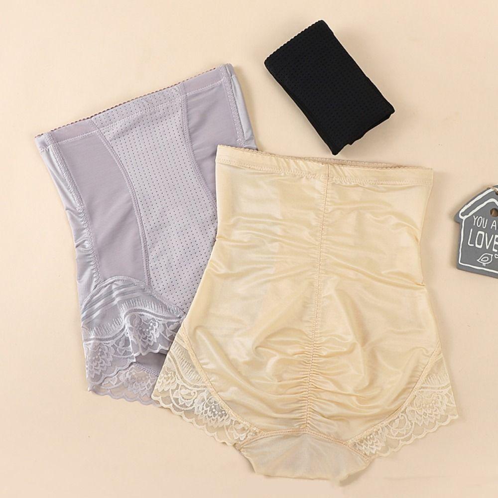 Lace Flower Postpartum Panties High Waist Slim Seamless Underwear Breathable Hip Lift Shaper Women