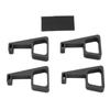 4pcs Game Console Horizontal Holder Prevent Slip Cooling Feet Console Heightening Bracket for PS4