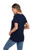 European & American Style Maternity Printed T-Shirt (Round Neck, Short Sleeve)
