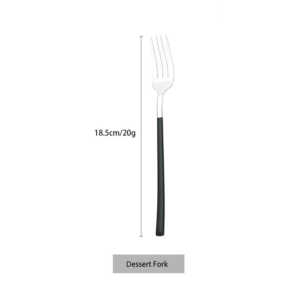 1 шт., десертная вилка, набор столовой посуды, обеденная вилка из нержавеющей стали, столовые приборы, посуда, кухонное серебро, столовые приборы высокого качества