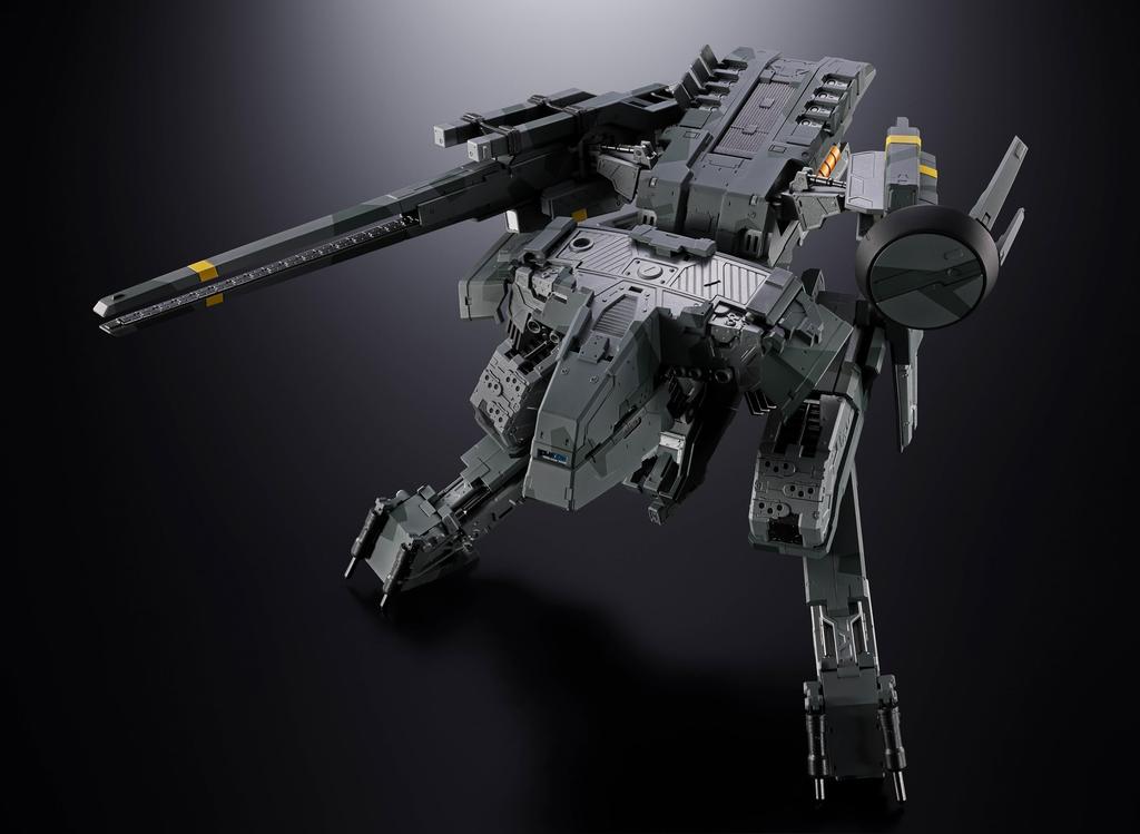 TAMASHII NATIONS Chogokin METAL GEAR SOLID Metal Gear REX Приблизительно 175 мм ABS Окрашенная Подвижная Фигурка и Литой Металл