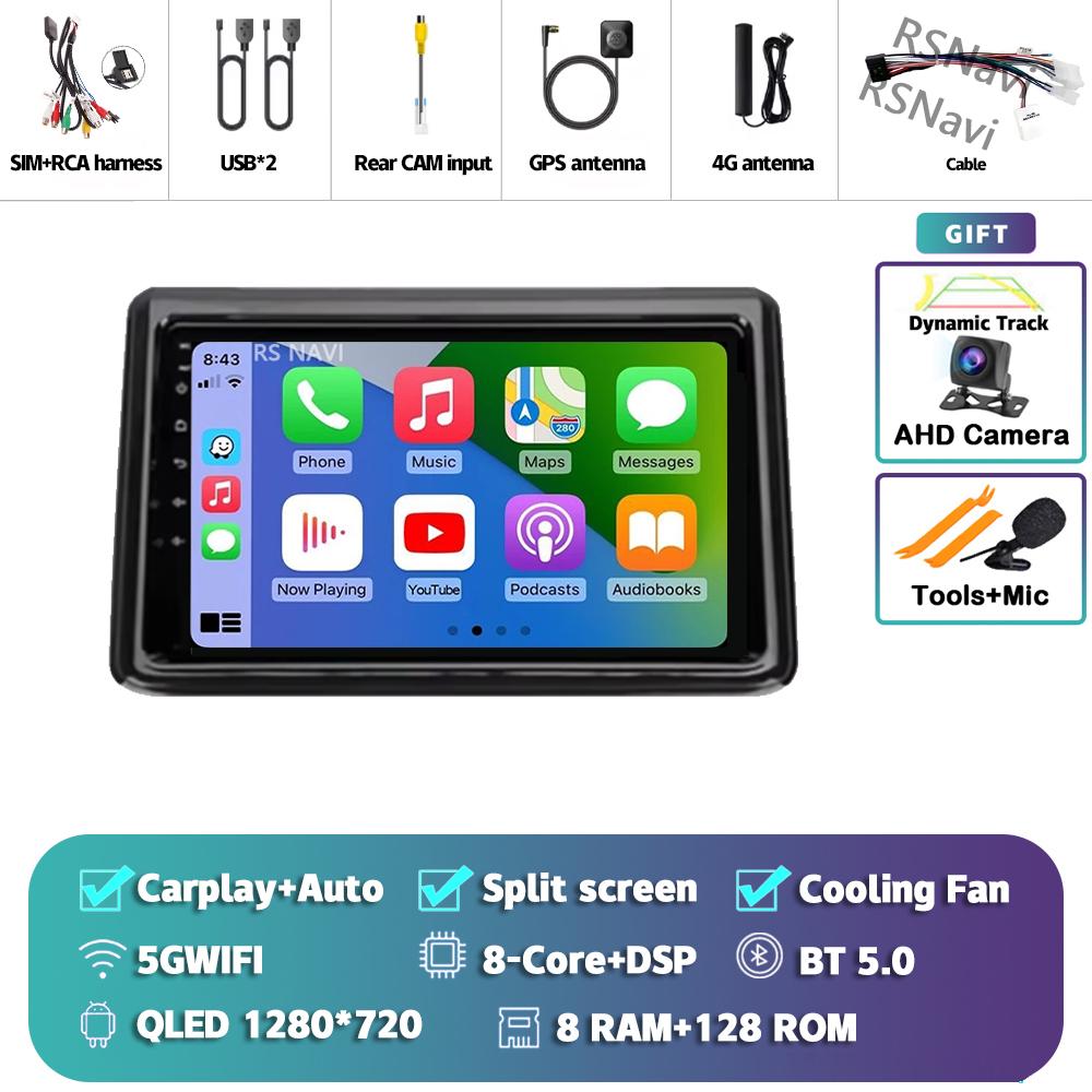 Android 14 Carplay Auto For Toyota Noah 2014 - 2020 Car Radio Player Multimedia stereo Navigation 360 Camera Head Unit AI Voice