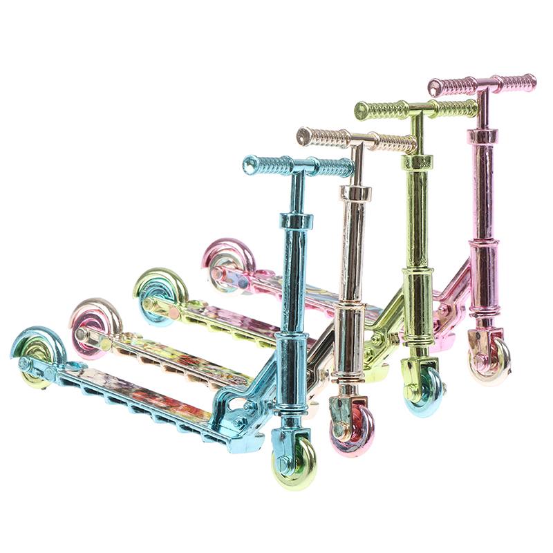 Mini Scooter Child Educational Toy Finger Scooter Bike Skateboard Fingerboard