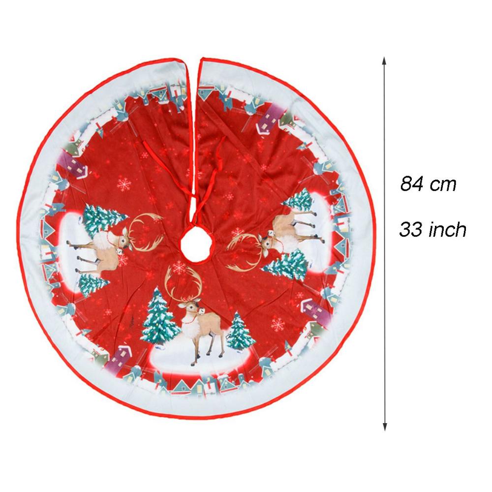 25-дюймовая рождественская елочная юбка, украшение для рождественской елки, нижнее украшение, ткань, рождественская елочная юбка, Навидад, Новый год