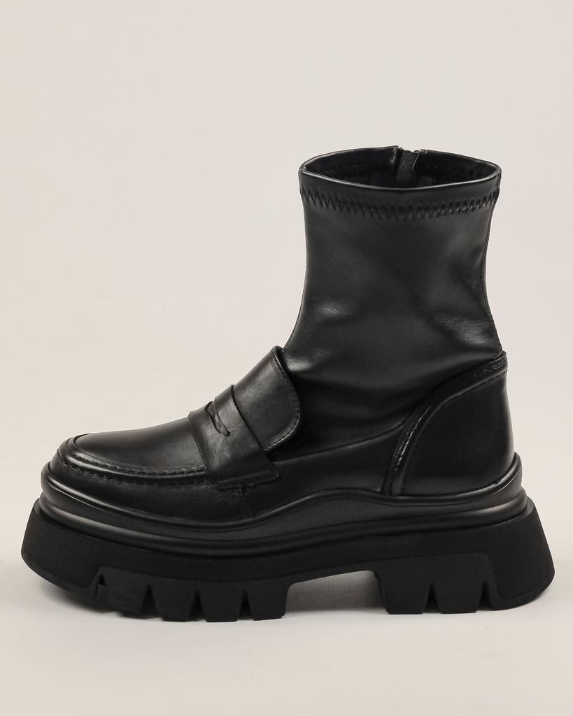 Ботинки женские на платформе Le Berde 11343 36 черные кожа