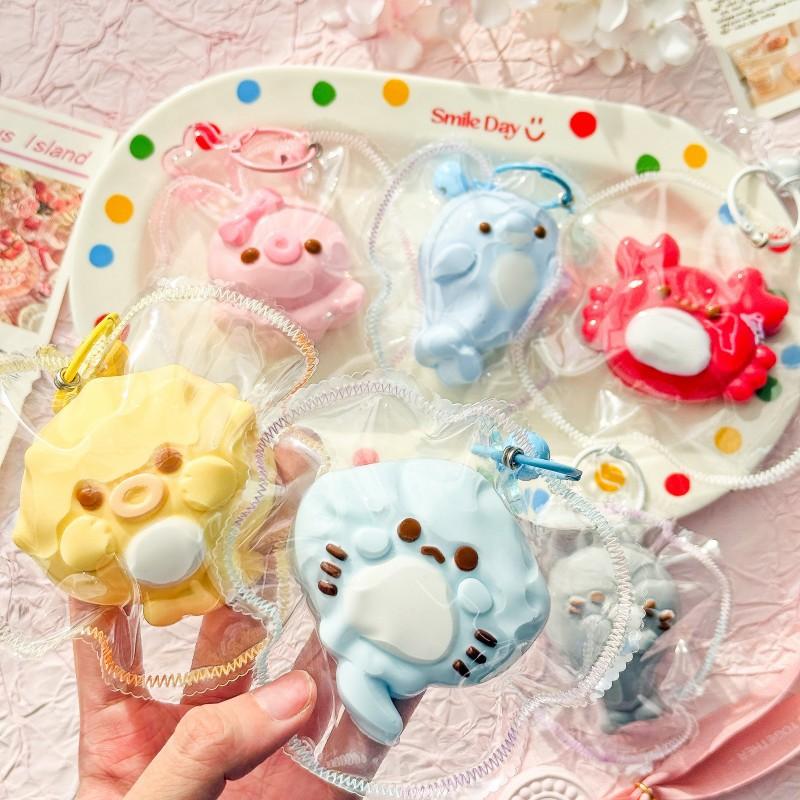 Морские Животные Мягкая Сенсорная Игрушка-Сжималка Краб, Рыба-Ёж, Дельфин, Осьминог Для Снятия Стресса Подарок для Фанатов