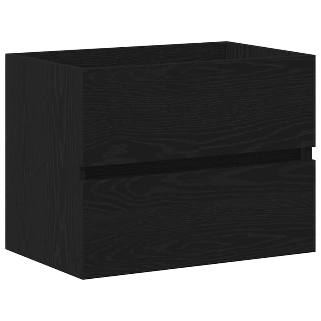 Sink Cabinet Black Oak 60 x 38.5 x 45 cm Particleboard