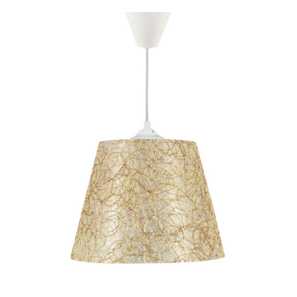 София, конический потолочный подвесной светильник, люстра с золотой нитью, спальня, зал, гостиная