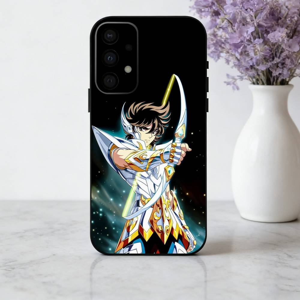 Anime S-Saint-T S-Seiya-A phone Case For Samsung Galaxy A73,A72,A71,A70,A53,A52,A51,Others Soft Black Shell