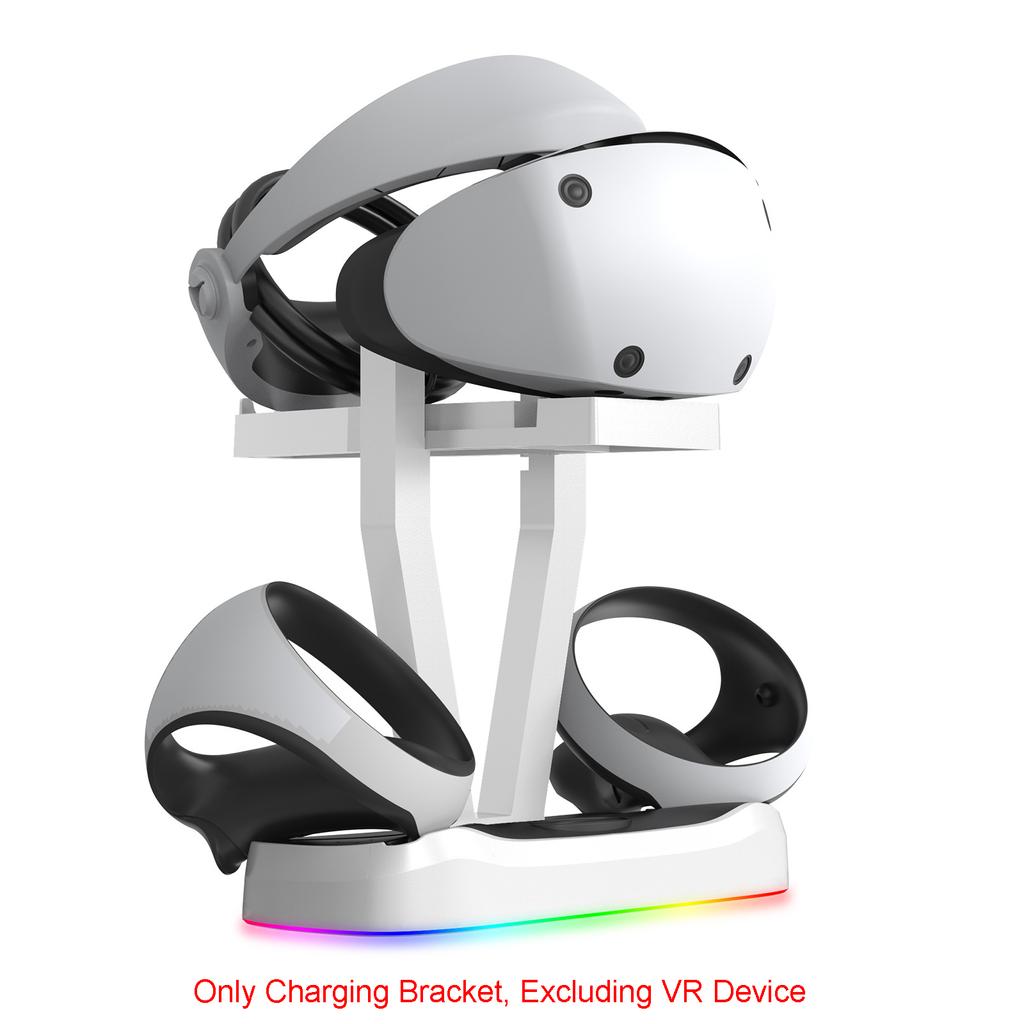 Двойное быстрое зарядное устройство, беспроводной контроллер, USB-зарядная подставка, док-станция для PS VR2, VR-ручка, аксессуары для зарядного кронштейна