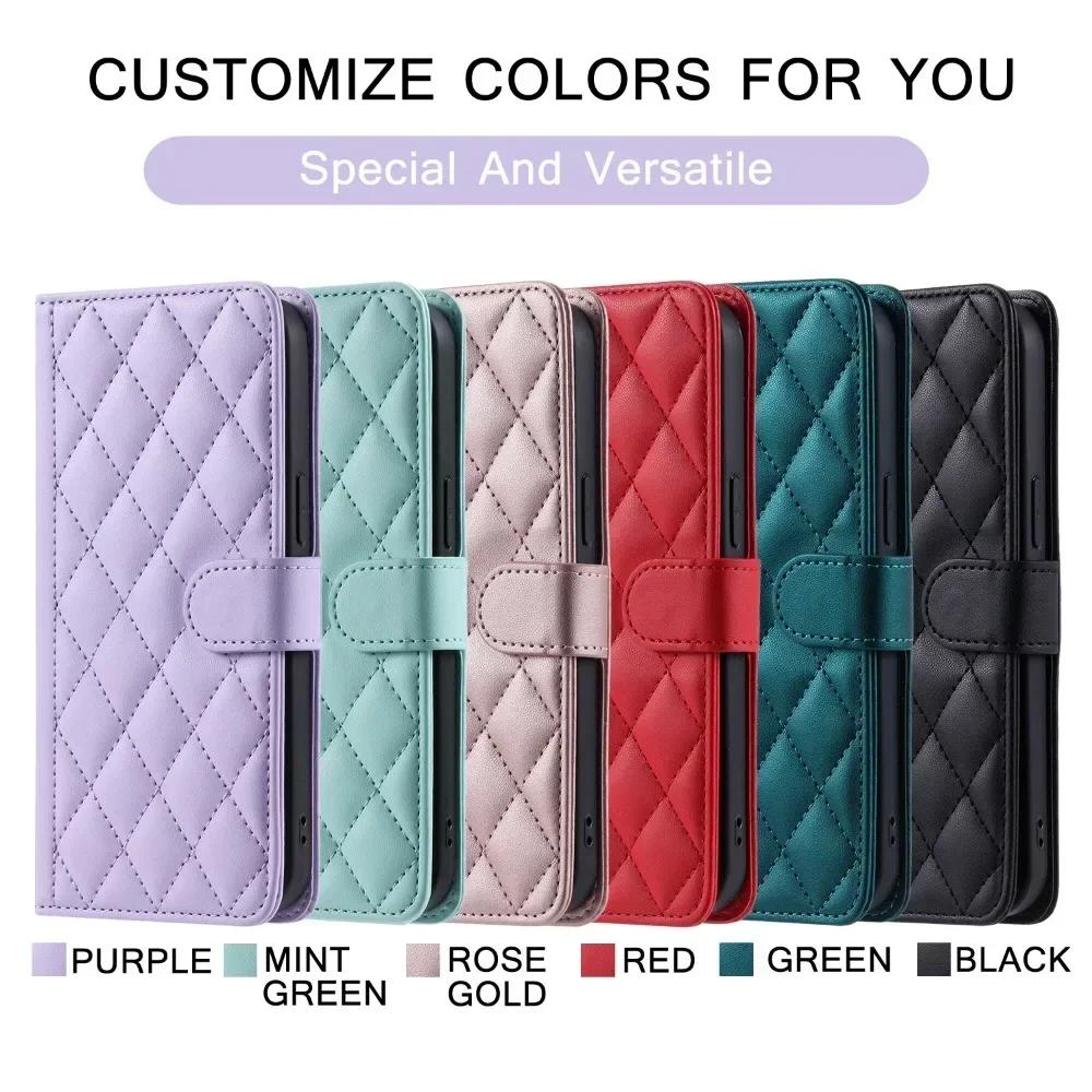 Crossbody Phone Case for Samsung Galaxy S23 S21 FE S24 Plus S25 Ultra A05 A05S A15 A25 A35 A55 A16 A26 A36 A56 Leather Cover