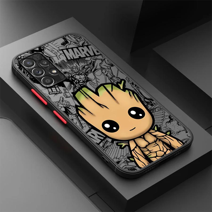 Чехол для телефона Marvels Spider-Man Groot для Samsung Galaxy A16 A17 A52 A15 A56 A55 A34 A36 A52S A72 A53 A73 A33 A14 A23 A35