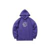 Li Ning Sports Fashion Series Paris Fashion Week Auspicious Spirit Deer Embroidery Loose Pullover Hoodie Unisex Hoodies Purple AWDNB97-1