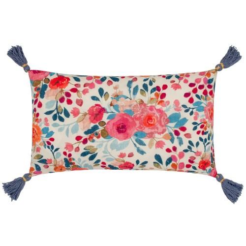 Wylder Posies Tassel Floral Cushion Cover