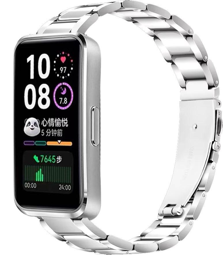 Металлический ремешок для Huawei Band 10 9 8 Умные часы Нержавеющая сталь Сменный браслет Наручный ремешок Для Huawei Band 8/9/10 Аксессуары