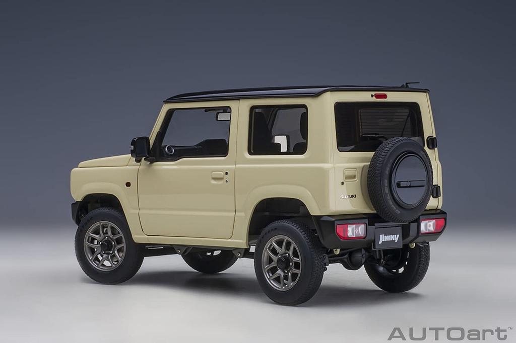 AUTOart Suzuki Jimny Слоновая кость Крыша Готовое изделие 78500 1/18 (JB64) Металлик/Черный