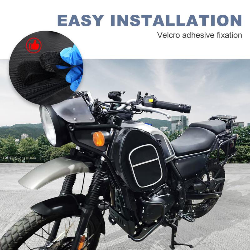 WaterProof Front Top Frame Motorcycle Side Luggage Bags Fit For ROYAL ENFIELD HIMALAYAN 411 2018