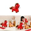 Zodiac Plush Horse Doll With Pp Cotton Filling For Festival Gifts Collection