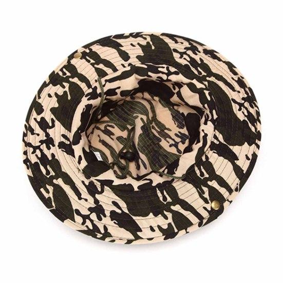 Рыбацкая шляпа с широкими полями, регулируемая солнцезащитная шляпа, камуфляжная шляпа для кемпинга, походная шляпа для рыбалки на открытом воздухе