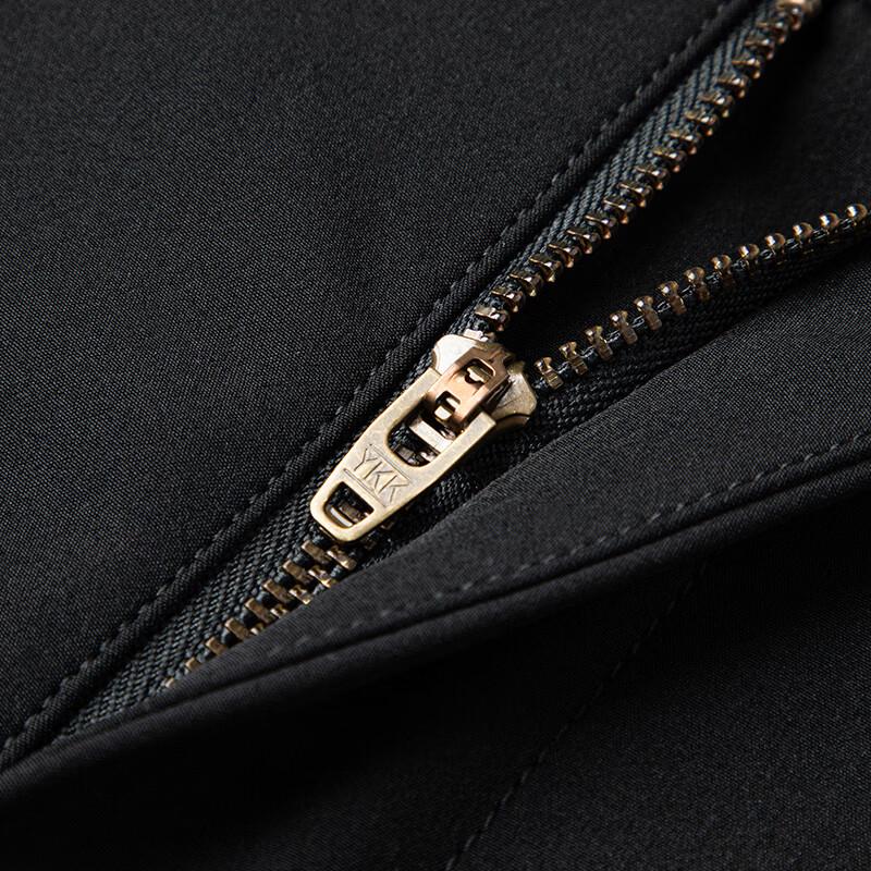 YAYA Men's Thickened Goose Down Straight-Leg Casual Winter Pants