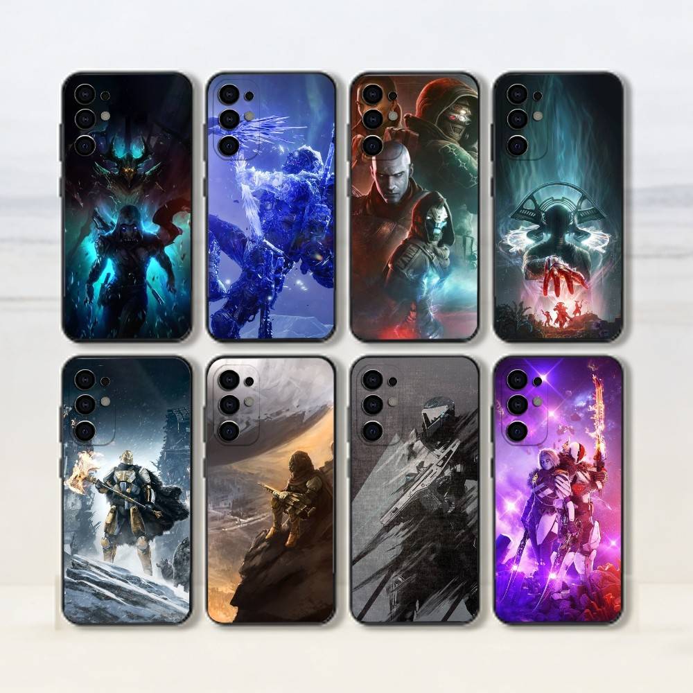 Destiny Phone Case Black Silicone Soft For Samsung S25,S24,S21,S22,S23,S30,Ultra,S20,Plus,Fe,Lite