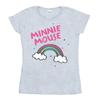 Disney Womens/Ladies Minnie Mouse Rainbow Dots Cotton T-Shirt