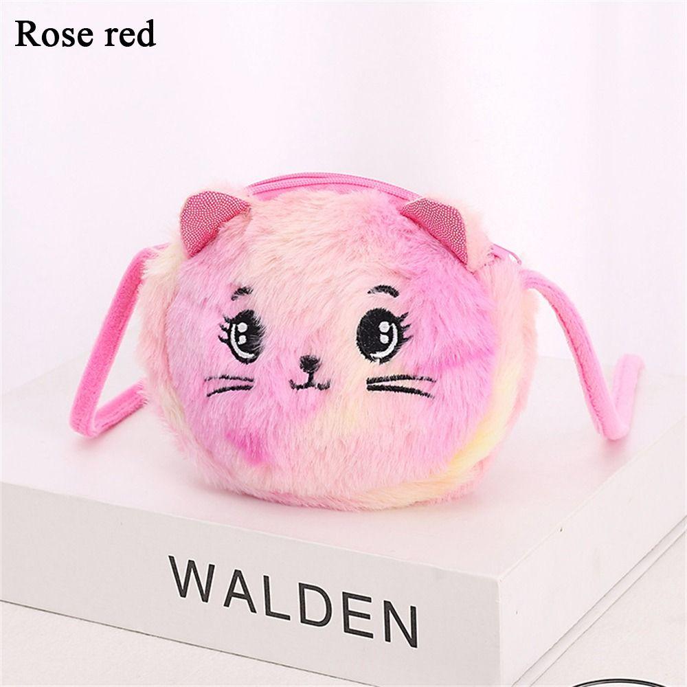 Мягкая сумка-мессенджер Радужные детские карманы Милые детские сумки с изображением кота