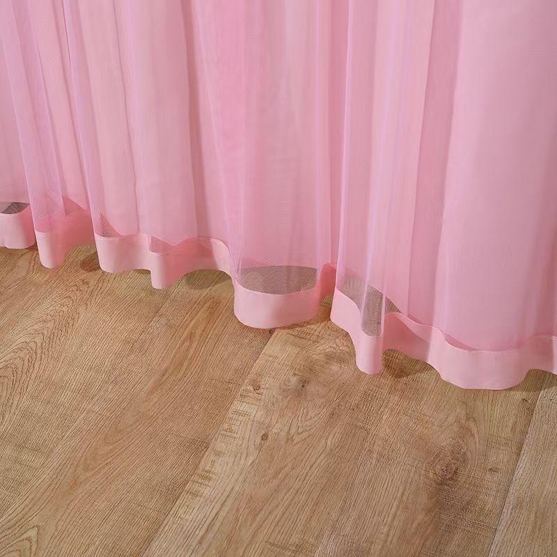 Двухслойная кружевная штора от комаров для дверей и зон приватности