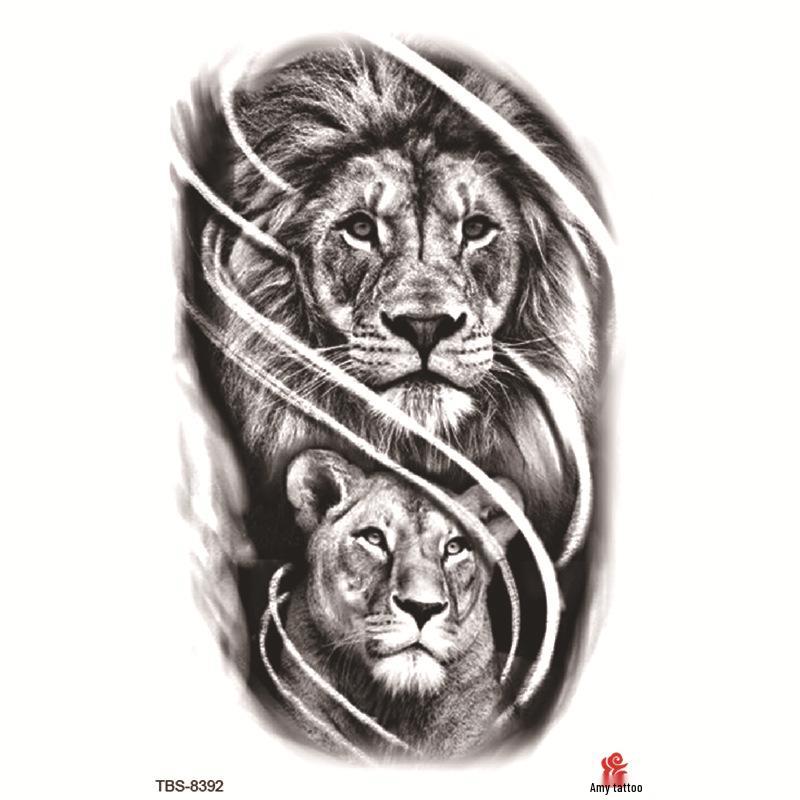 Набор маленьких водостойких тату-наклеек с тотемами и символами для предплечья