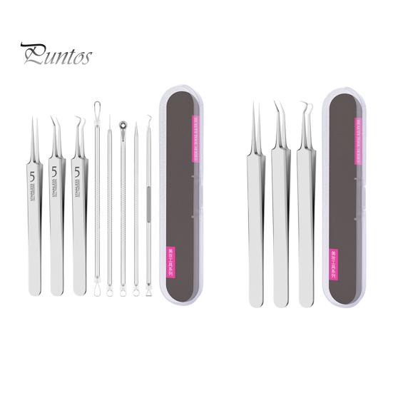 Инструмент для удаления угрей Пинцет из нержавеющей стали для удаления угрей для чистой кожи Пинцет для удаления угрей с противоскользящей ручкой Инструмент для извлечения угрей