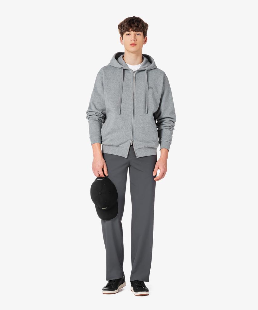 Мужская толстовка Lacoste на молнии из французского терри Базовая Sh317E-56G 5Hi