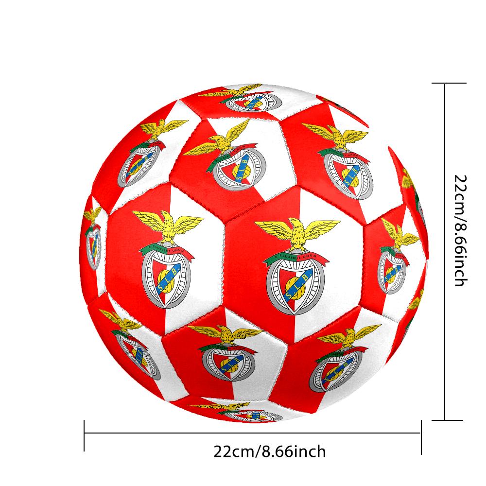 1pc SL Benfica Size 5 Soccer Ball, Standard Sport Football Firm Stitching for Training And Match, Gentle on the Feet, Durable and Unique