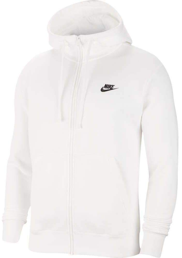 Куртка Nike Hoodie Club Fleece (BV2645) белый/черный