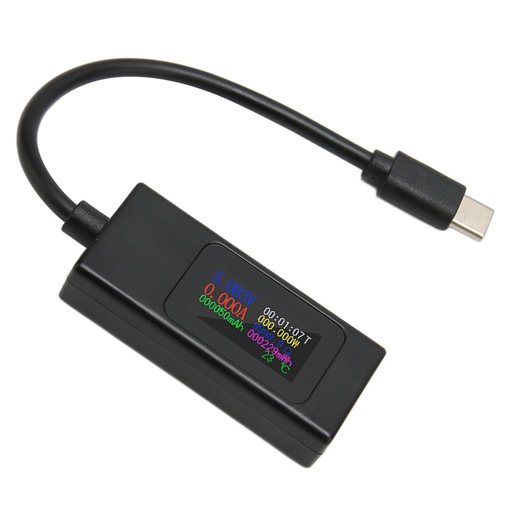 Профессиональный USB-тестер Ток Напряжение Мощность Время Точное измерение Двунаправленный USB C метр