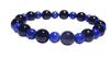 Powerful Protective Stone for Warding Off Evil Spirits and Morion Lapis Lazuli Bracelet for Men and Natural 8mm and Black Quartz Approximately for