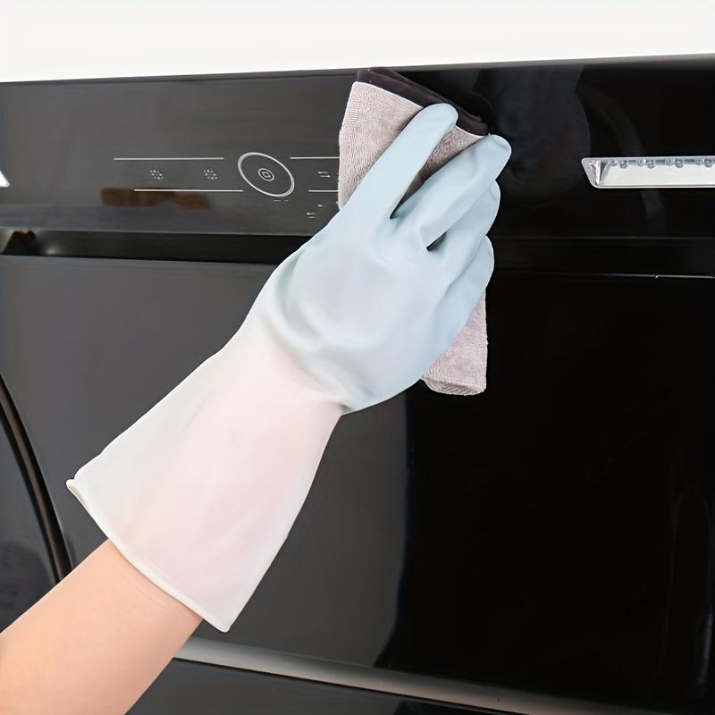 1 Pair of Household Cleaning Gloves, Waterproof Kitchen Dishwashing Gloves, Non Slip, Durable Laundry Gloves, Cleaning Products