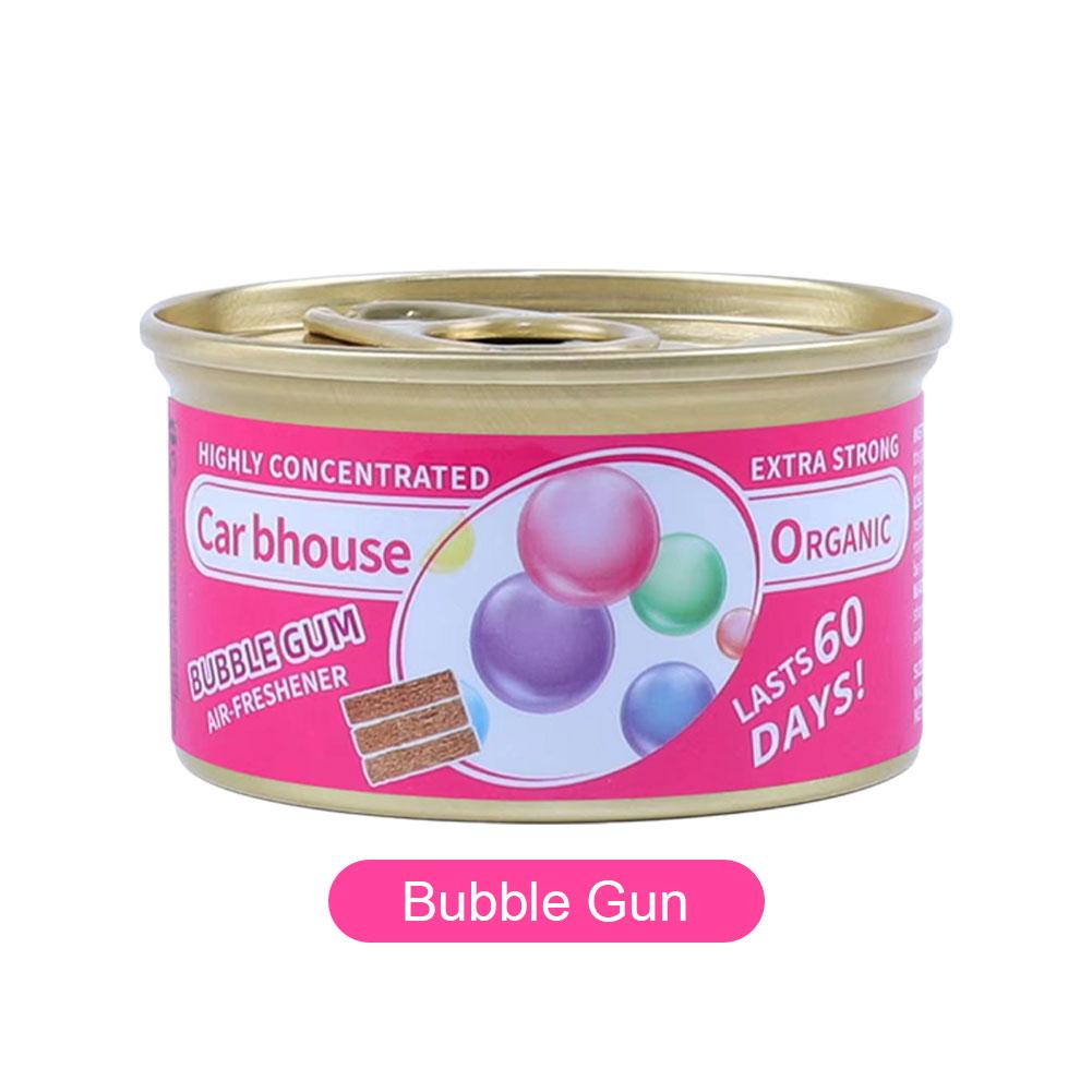 Освежитель воздуха для автомобиля с ароматом жевательной резинки, органические банки, средство для устранения запаха, длительный, сильный аромат для домашнего шкафа