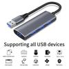 Алюминиевый сплав, 3-портовый USB 2.0 высокоскоростной хаб-разветвитель 3.0