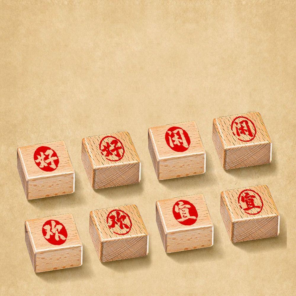 Self-Inking Vintage Scriptures Stamp DIY Chinese Calligraphy Stamp  Album