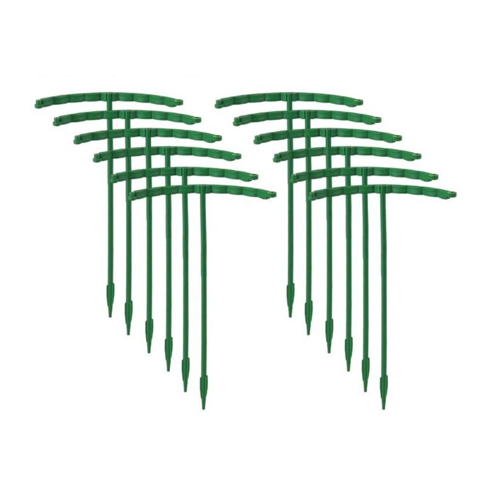 4/8/12pcs Plastic Plant Support Pile Stand Plant Specific Support Rods Gardening Tool