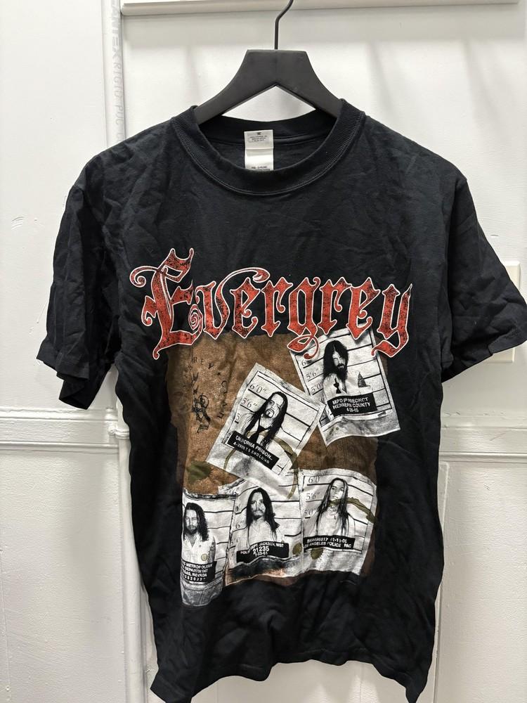 Винтажная рубашка Evergrey Мужская Средний размер Тур "Апокалипсис в понедельник утром" Футболка с логотипом группы 2006 Унисекс Футболка