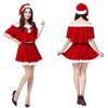 3 шт./компл. сексуальное платье Санта-Клауса, рождественский костюм Санта-Клауса на Хэллоуин, тематический костюм для косплея