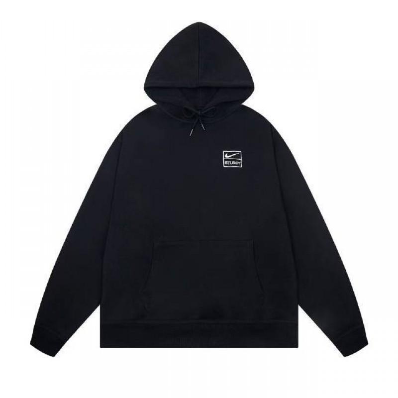 Unisex Cotton Hoodie Sweatpants Set Casual Loose Fit Embroidered Streetwear Men Women Winter 2026