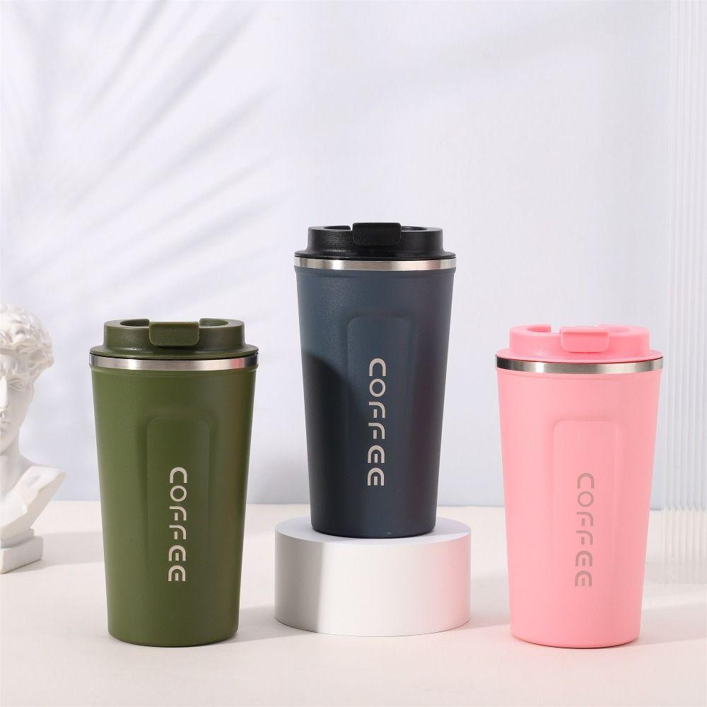 380/510ML Coffee Vacuum Flask Stainless Steel Coffee Thermos Mug Travel Thermal Cup Coffee Tea