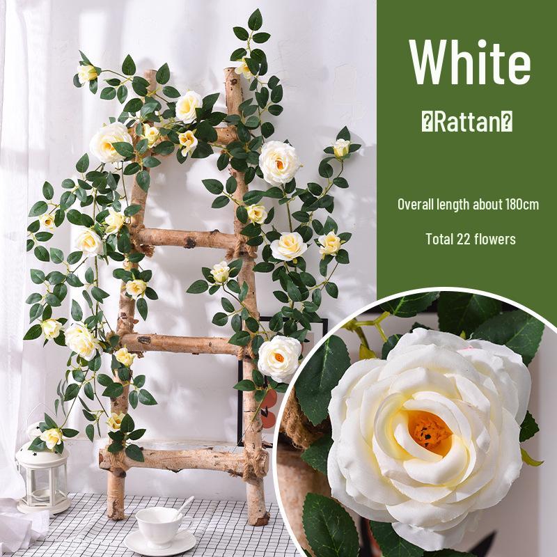 Имитация лозы с цветками розы для украшения стен и ландшафтного дизайна